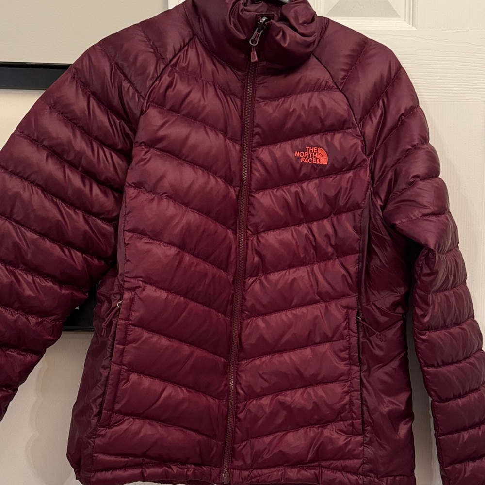 The North Face Women's Dark Red Puffer Jacket
